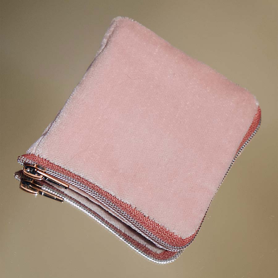 Rosa Samt Etui