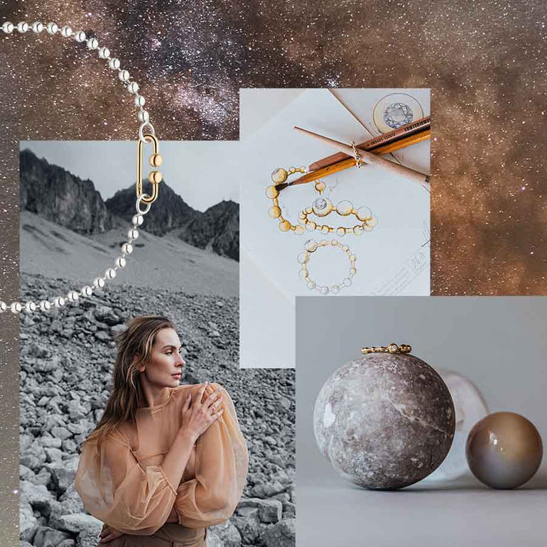 Moodbioard und Inspirations Bilder von Designerschmuck