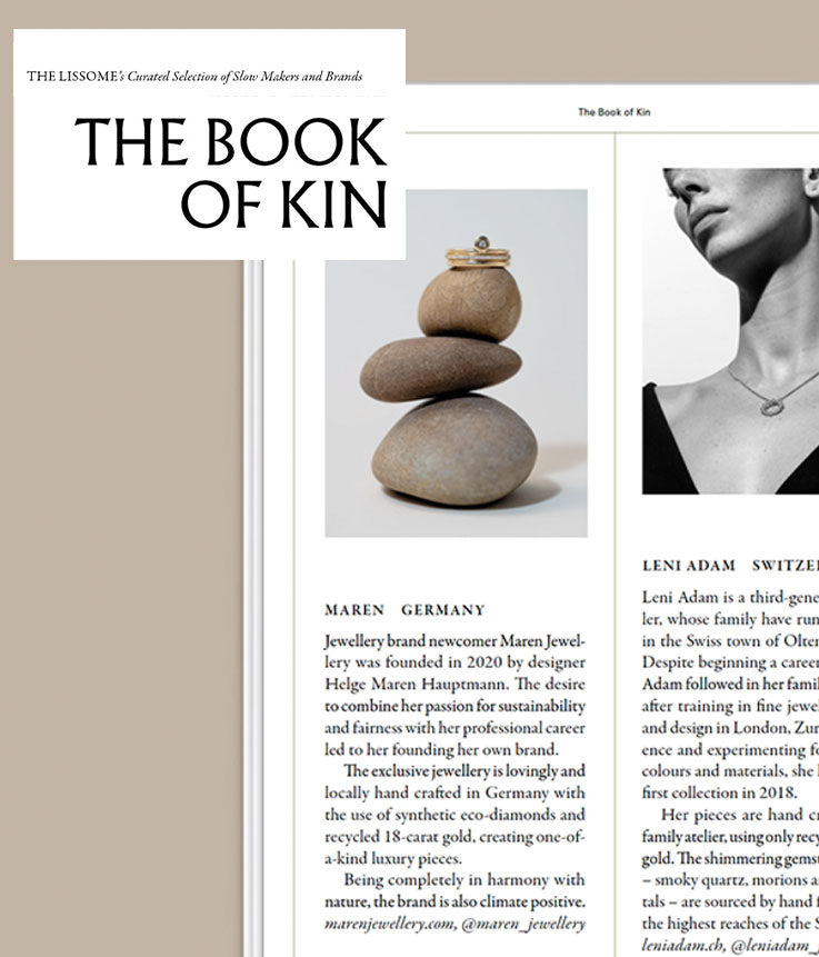 Maren Jewellery wird im Book of Kin von Lissome vorgestellt