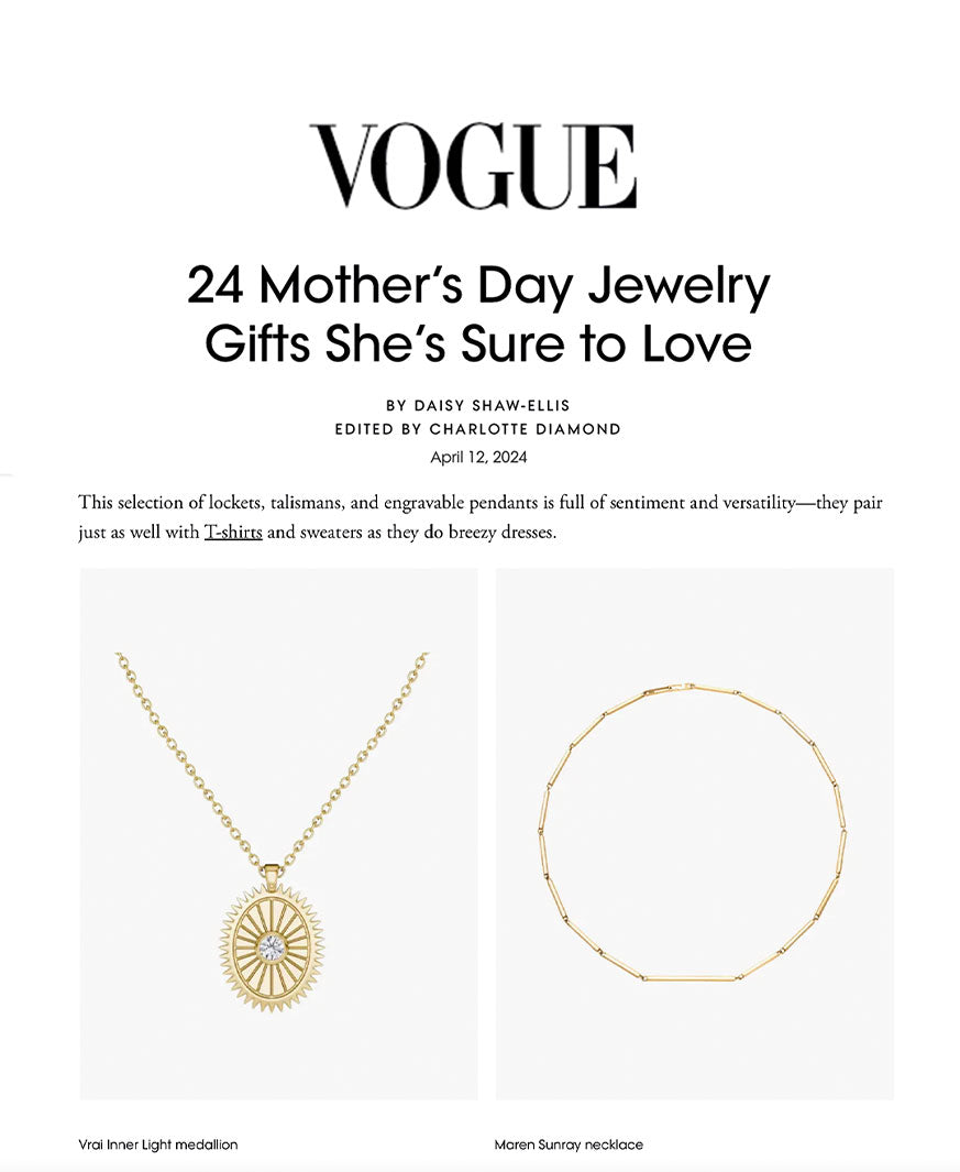 Vogue zeigt Maren Schmuck zum Muttertag