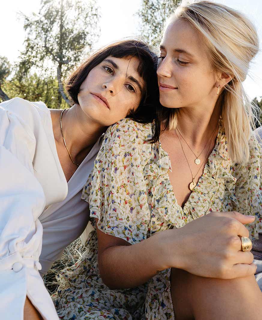 Nachhaltiger Luxusschmuck aus recyceltem Gold und Labor Diamanten