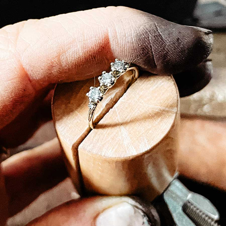 Anferitgung eines Kunden Ringes