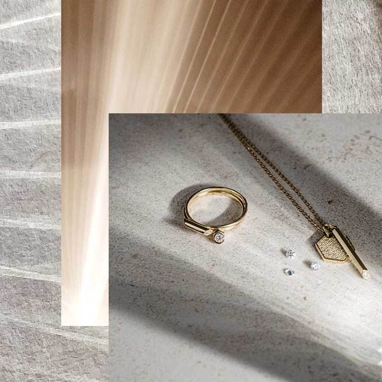 Schmuck inspiriert von Sonnestrahlen Designer visualisierung