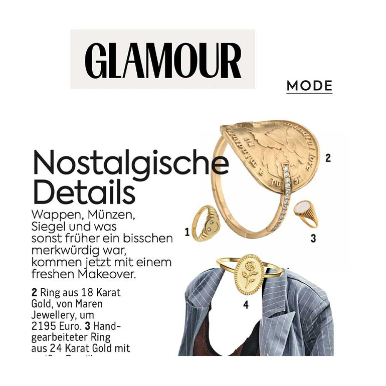 Siegelring in der Glamour als Trendpiece