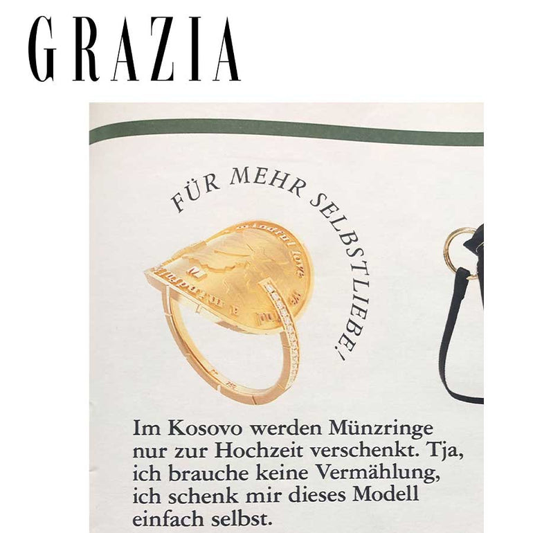 Sigelring als Geschenk der Selbstliebe in der Grazia