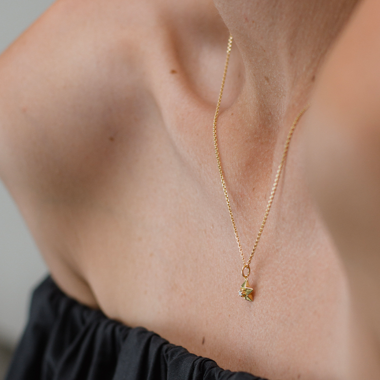 Brandy gold sales star necklace