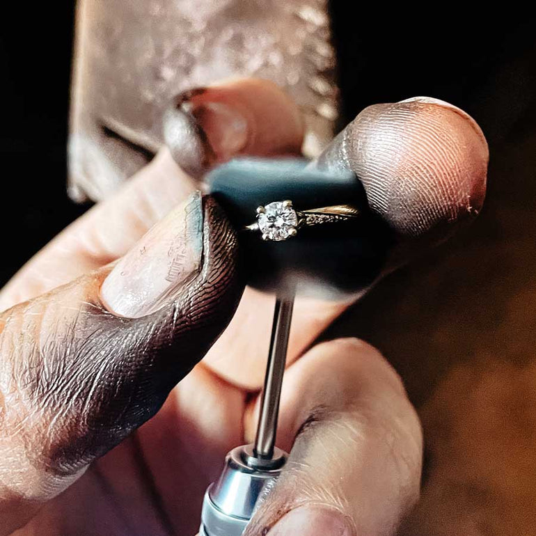 Herstellung eines Verlobungsrings