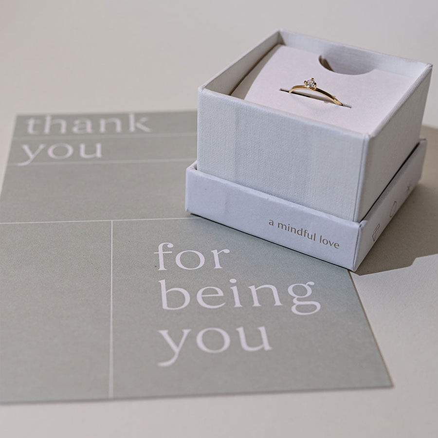thank you for being you postkarte 