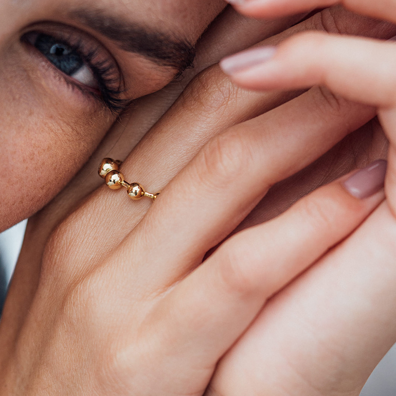 Gold 2025 ball ring