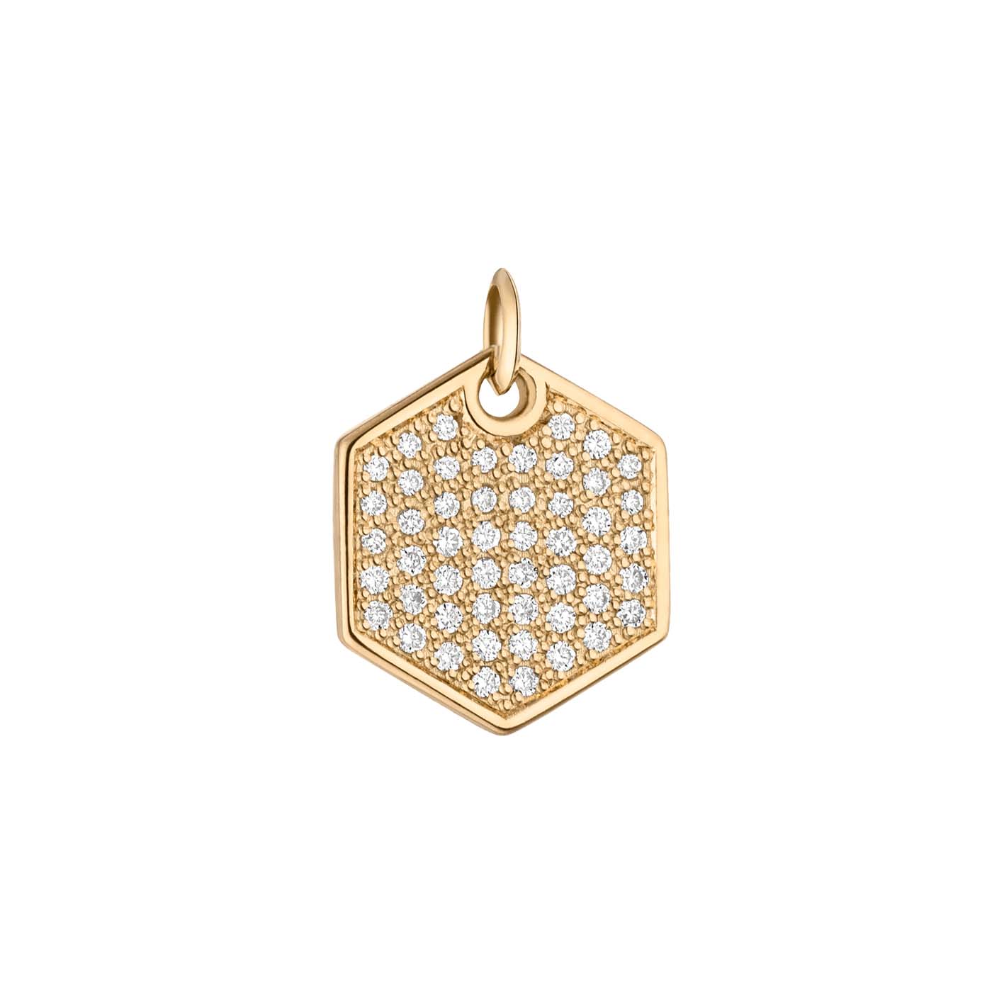 Goldanhänger mit 50 Diamanten